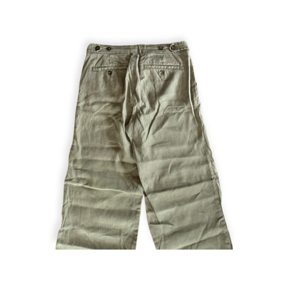 Level 99 green casual pants Sz 25 small straight leg - Picture 5 of 10